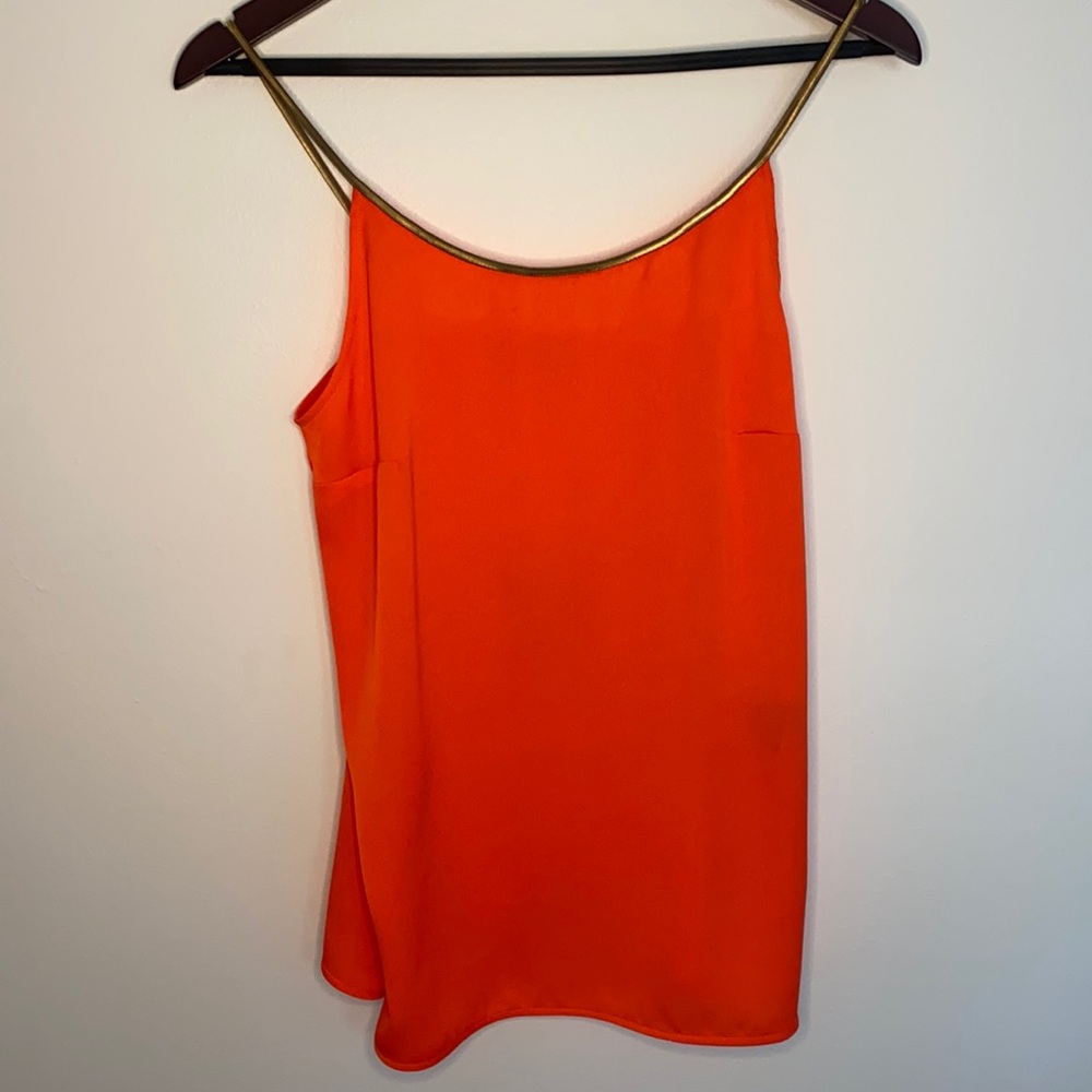 NWT hotel particular top w gold edging